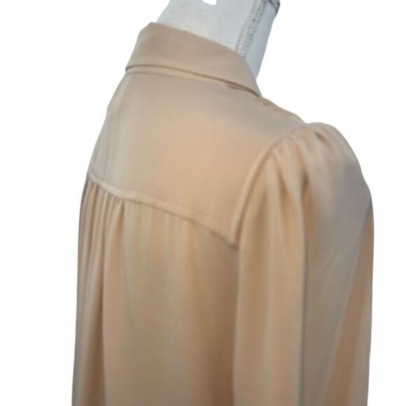 Hautie hippie silk tunic silver clasp size small - Picture 6 of 12